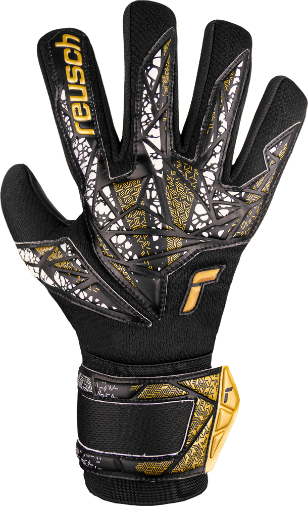 Reusch Attrakt Freegel Silver NC Finger Support Junior Goalie Glove Keeperstop